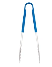 Dexter Russell HD Cool Blue Heat Resistant Utility Grill BBQ Tongs.12" or 9 1/2"