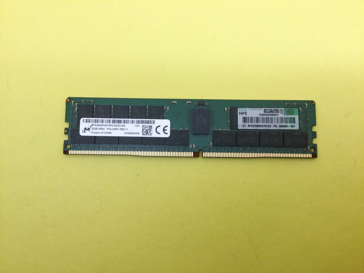 PC4-19200 (DDR4-2400) Bus Speed Server RAM 32 GB Capacity per