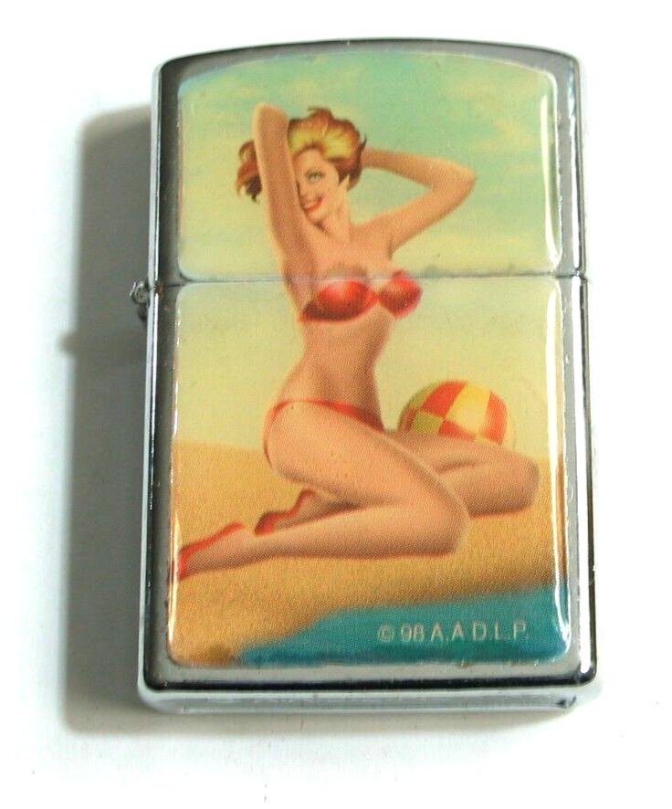 Sexy Woman Pin up Girl on Beach Lighter | eBay
