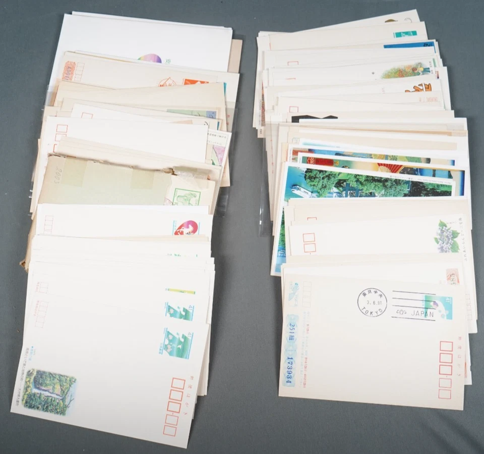 JAPÓN ACUMULACIÓN DE MÁS DE 700 TARJETAS POSTALES DE PAPELERÍA Foto 2 de 4