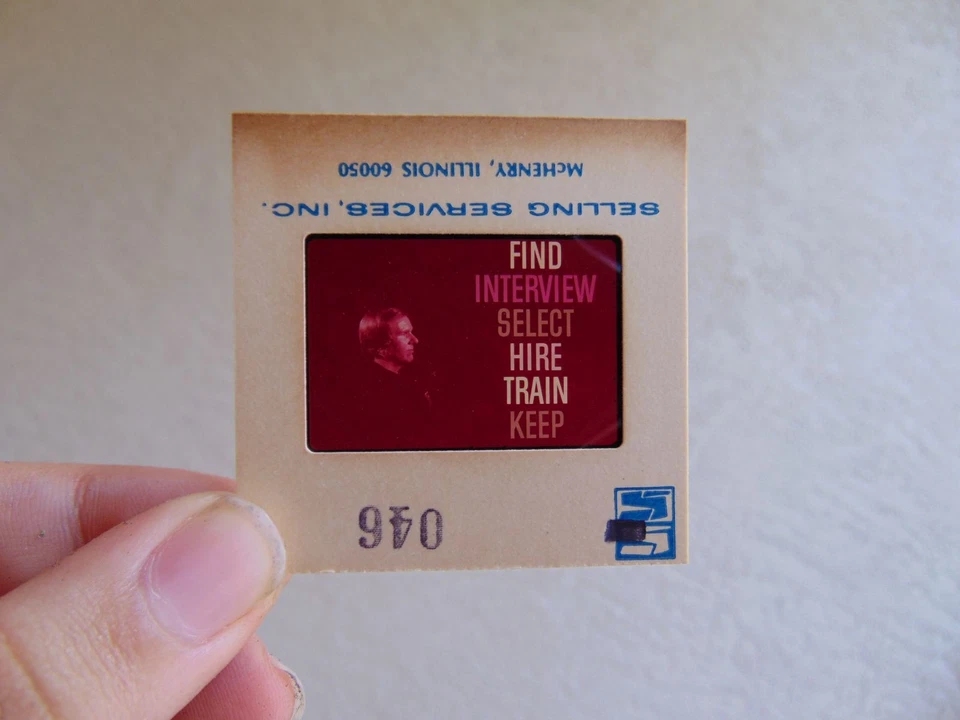 De colección Safety Kleen Corp Gerente de Sucursal Programa de ENTRENAMIENTO Slide Carrusel Prop GD Foto 3 de 4