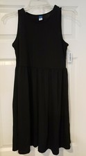 Old Navy Womens Black Dress XS Soft Flowy