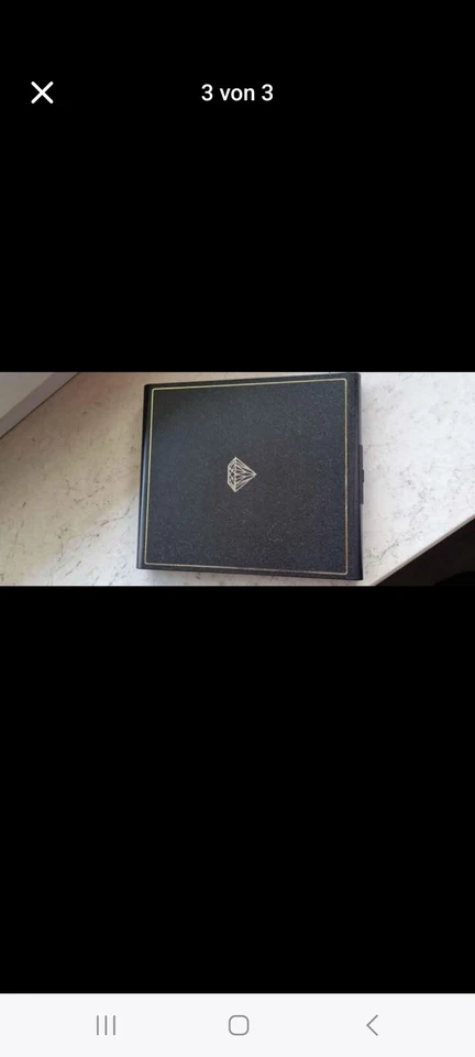 Kette Collier Energetix Gesundheits-Magnetschmuck Edelstahl vergoldet -NEU- - Bild 3 von 3