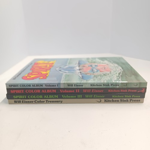 Spirit Color Album Vol 1-3 + Color Treasury Set by Will Eisner. Hardcover HC - Picture 21 of 21