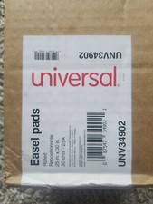 Easel Pads Rolled Repositionable Universal UNV34902 25  x 30   30 shts/2 pk 