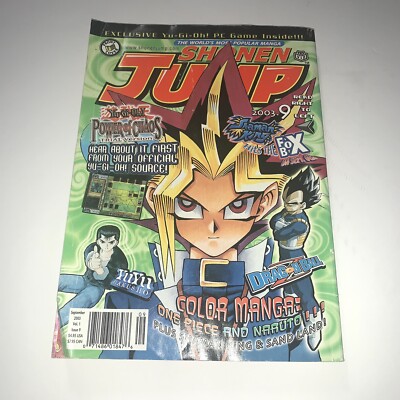 Shonen Jump September 2003 Volume 1 Issue 9 Manga Magazine Yu-Gi