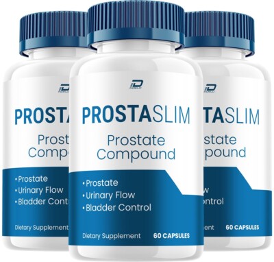 (3 Pack) ProstaSlim Supplement for Men   Prosta Slim Prostate Support, Advanced