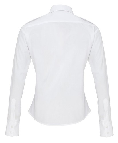 Damen Pilotenhemd Damen Langarm Bluse Polizei Security Arbeitskleidung Uniform - Bild 11 von 11