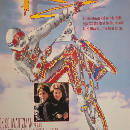 RAD (1986) 原版 1SH 27x41 电影海报 BMX - 亚麻底板 - 第 4 张/共 6 张