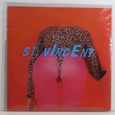 St Vincent LP Pink Vinyl Masseduction 2017 Deluxe Edition Poster Booklet M-