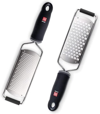 Di Oro Living Premium Zitronenschale & Käsereibe 2-teiliges Set Home Küche