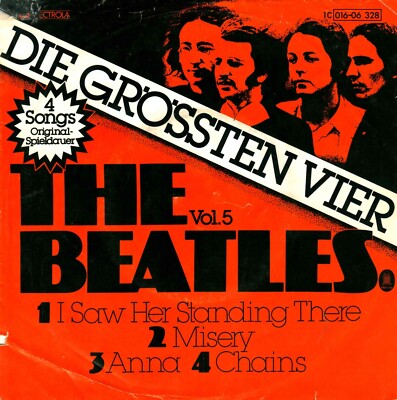 7'' Beatles   EP: I Saw Her Standing There / Die Grössten Vier - Vol. 5 /Germany