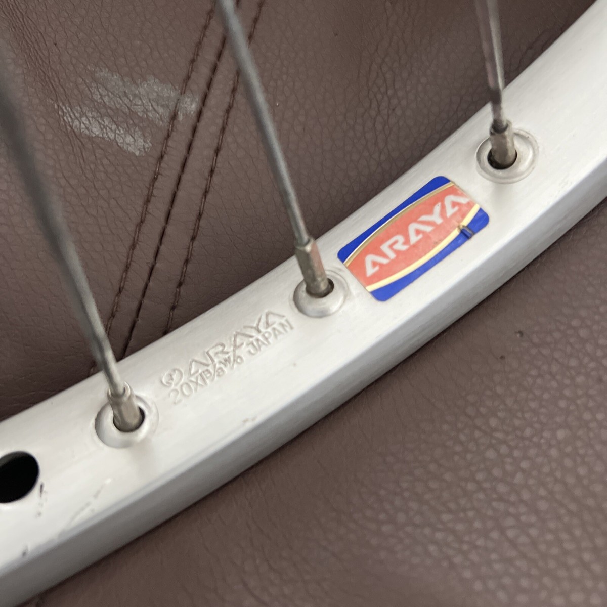 ARAYA BMXリムセット20×1 3/8 36H メッキ　デッドストック ARAYA BMXリムセット20×1 3/8 36H メッキ デッドストック