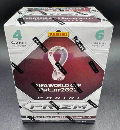 2022 Panini Prizm FIFA World Cup Soccer Factory Sealed Blaster Box Road To Qatar
