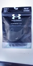 Under Armour UA NEW Unisex Black/charcoal Sportsmask Face Mask Iso-Chill xs/s