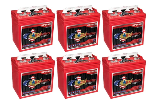 x6 | US Battery 8V 170Ah Deep Cycle Battery ~ Replaces Trojan T-875 T875