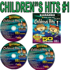 CHILDREN'S HITS Chartbuster 5078 #-1 Karaoke 3CD+G w/vocal guides IN SLEEVES