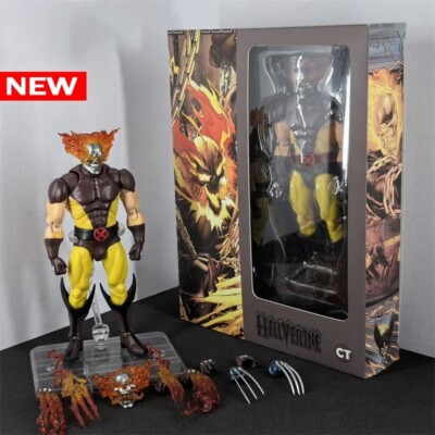 Hellverine Wolverine Action Figure Mafex Style 096/138 X-Men Custom Toy Gift