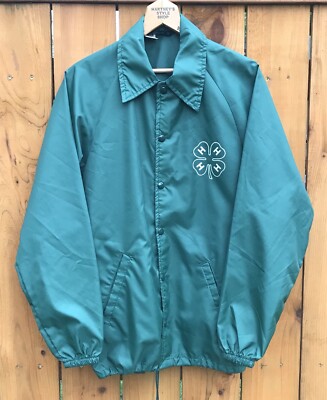 champion coach jacket green