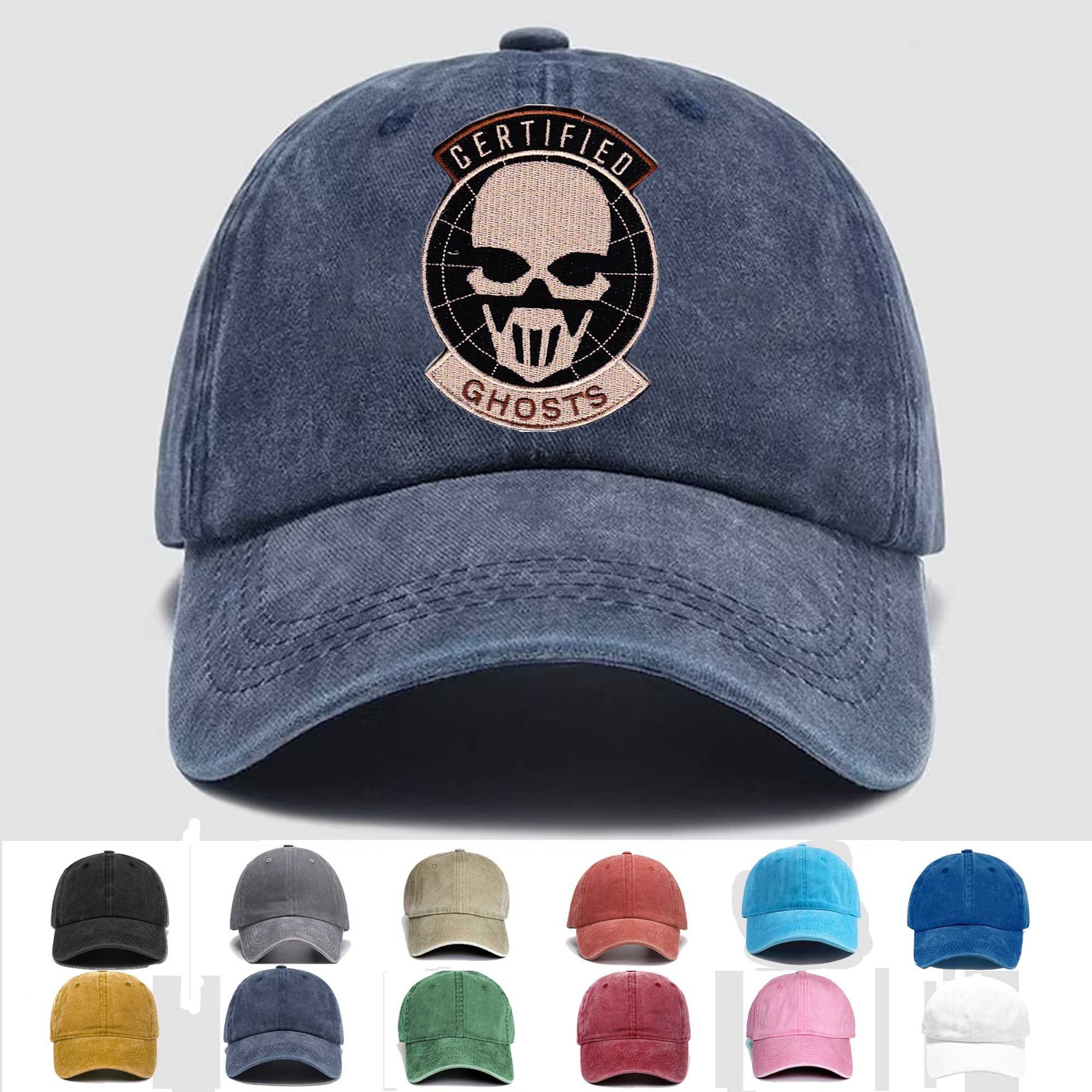 Custom Embroidered Hat 5th Special Forces Group Certified Ghost, Veteran Cap