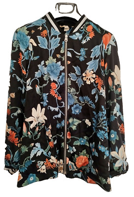 JACKE leichte Weste Blumenmuster DIVIDED H&M Gr. 40