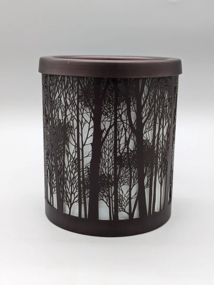 Yankee Candle Scenterpiece Twilight Silhouettes Trees Forest Wax Warmer Timer - Image 2 of 4