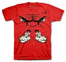 Shirts Match Jordan 4 Fire Red 2020 Sneaker Tee - Raging Face Sneaker Tee