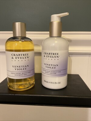 Crabtree Evelyn VENETIAN VIOLET Bath / Shower Gel + Hydrating