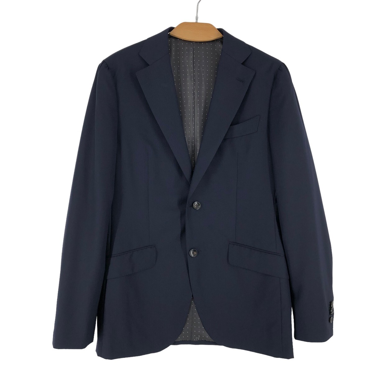 SUITSUPPLY La Spalla Blazer Men's UK 50L Wool Silk Linen Houndstooth