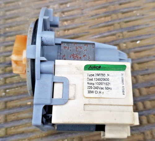 Waschmaschine Zanussi Aquacycle WD1250W Ersatzteile Askoll Ablaufpumpe 290793