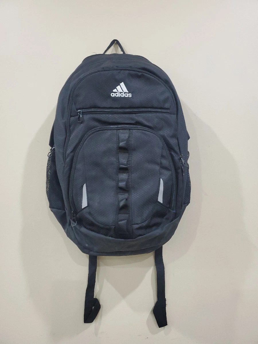 Adidas Black w/Silver Tech Friendly Load Spring Backpack Unisex School