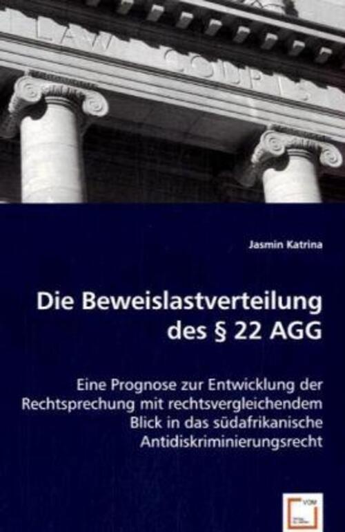 Thumbnail - Die Beweislastverteilung Des 22 Agg | Jasmin Katrina | Taschenbuch |