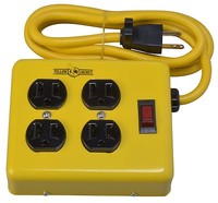 Yellow Jacket 2177n 4-outlet Metal Power Block Adapter, Lighted Switch, 4 Feet on sale Yellow Jacket 2177n 4-outlet Metal Power Block Adapter, Lighted Switch, 4 Feet on sale