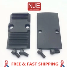 2 Pack RMR Cover Plate For Glock17/19/26 Cut Slide Aluminum