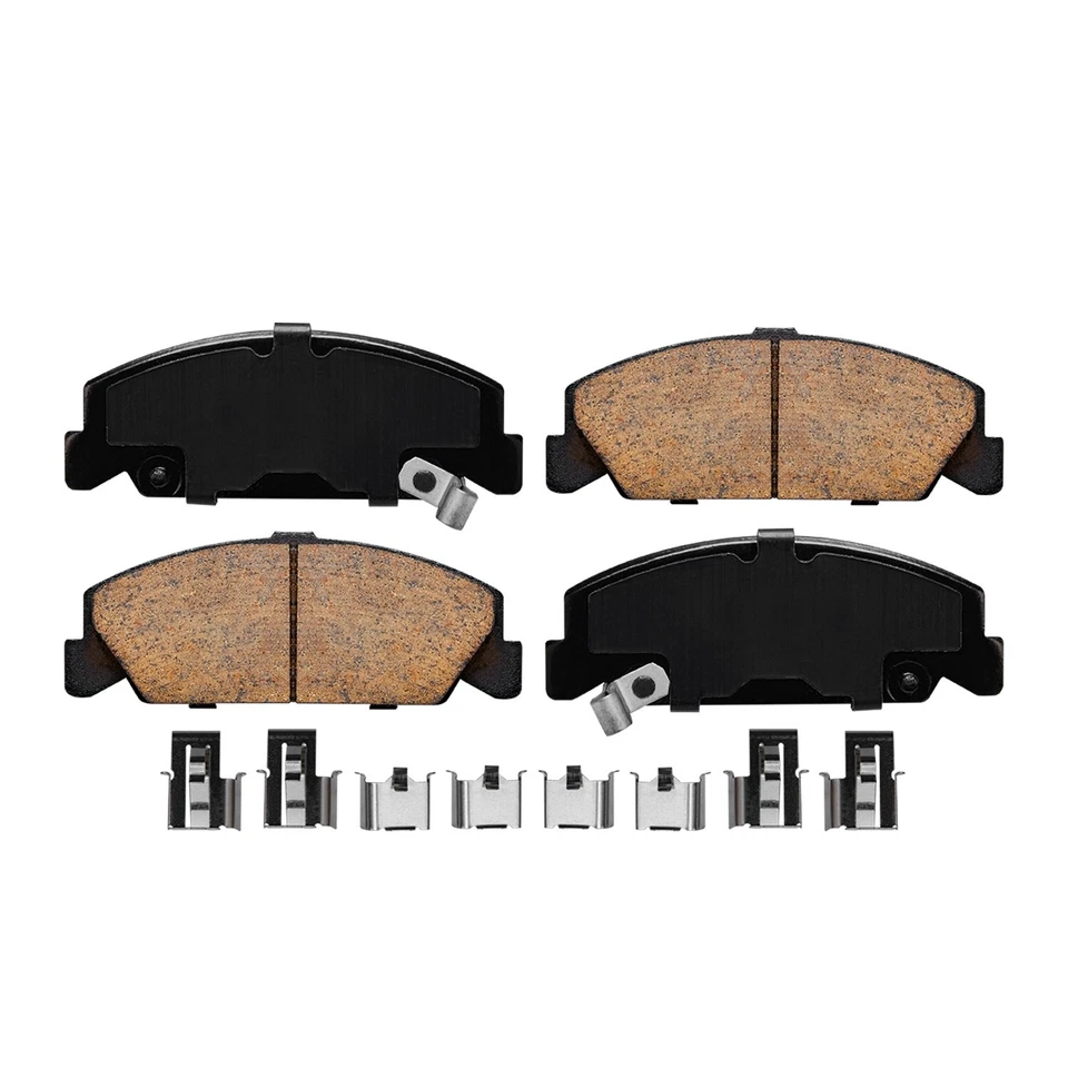 Передние керамические тормозные колодки с комплектом оборудования для Honda Civic Del Sol CRX Accord - Изображение 3 из 4