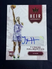 2021 Panini Court Kings Tyrese Halliburton Auto Heir Apparent /99 #HA-THA