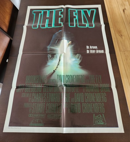 The Fly (1986) original Australian one sheet movie poster (David Cronenberg) - Picture 2 of 3