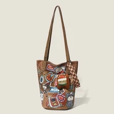 Y2K Bag Shoulder Bag Handbag  Crossbody Shoulder Bucket Tote Bag