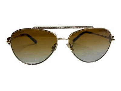 TIFFANY & CO CRYSTAL BROWBAR AVIATOR SUNGLASSES TF3101B (CMP126475)