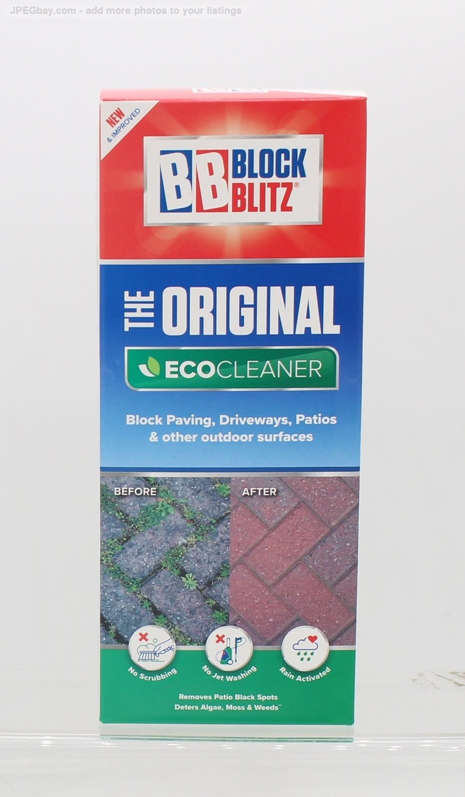 Block Blitz Original Cleaner Mulitple Surface Use Moss Weeds, Algae Eco Friendly