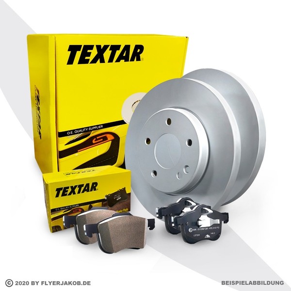 Textar Bremsenset Hinten Bremsscheiben + BremsbeläGe Touran - FüR VW-image