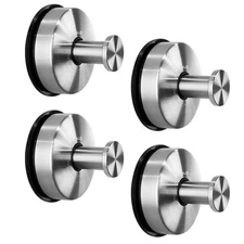 Suction Cup Hooks Suction Shower Hook Bathroom Towel Hanger for Shower Storag...