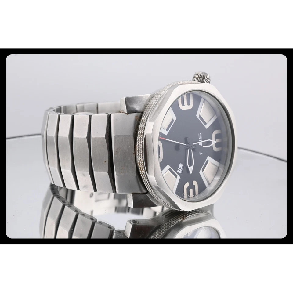 SISU Stainless Steel BRAVADO Q4-50 QUARTZ// BQ450-SS.."NEED NEW BATTERIE" - Image 2 of 4