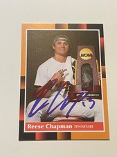 Tennessee Volunteers REESE CHAPMAN Signed Card