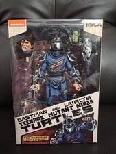 NECA 7  Teenage Mutant Ninja Turtles Mirage Battle Damaged Shredder Blue TMNT