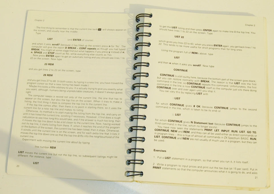 Sinclair ZX Spectrum Basic Programming User Guide / Manual 1st First Edition - Image 3 of 4