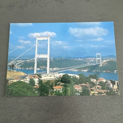 Postkarte Istanbul Türkei Fatih Sultan Mehmet Köprüsü AK 443