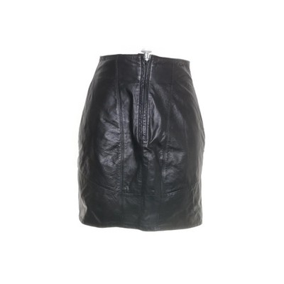 Wilsons, Lederrock, Größe: 32, Schwarz, Nylon/Leder, Einfarbig, Damen #xaf