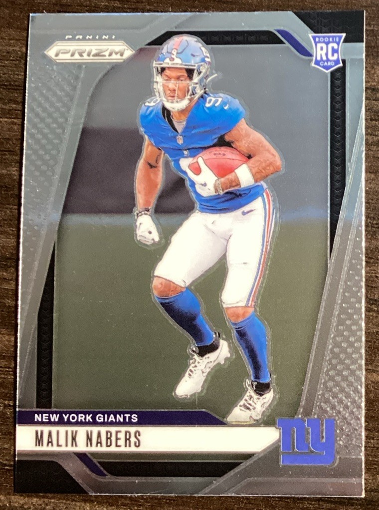 2024 Panini Prizm Malik Nabers Rookie RC #370 New York Giants
