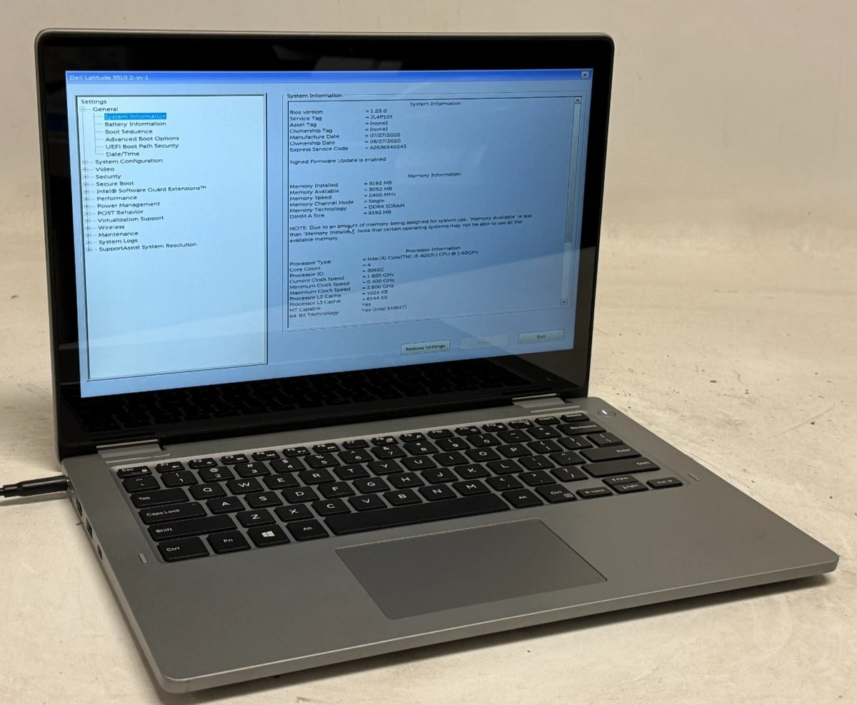 Intel Core i5 8th Gen. 8 GB RAM PC Laptops & Netbooks 256 GB SSD